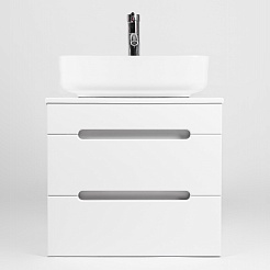 Viant Тумба под раковину Марсель 57 подвесная белая – фотография-3